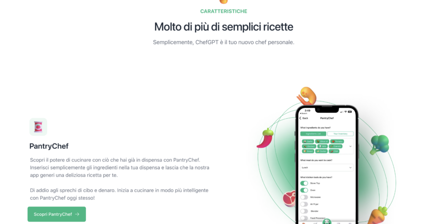 Chef GPT: Semplifica la Pianificazione dei Pasti e Personalizza le Ricette